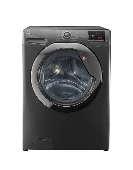 غساله هوفر اتوماتيك 7ك 1100لفه بخار سيلفر H3WS173DC3R-ELA