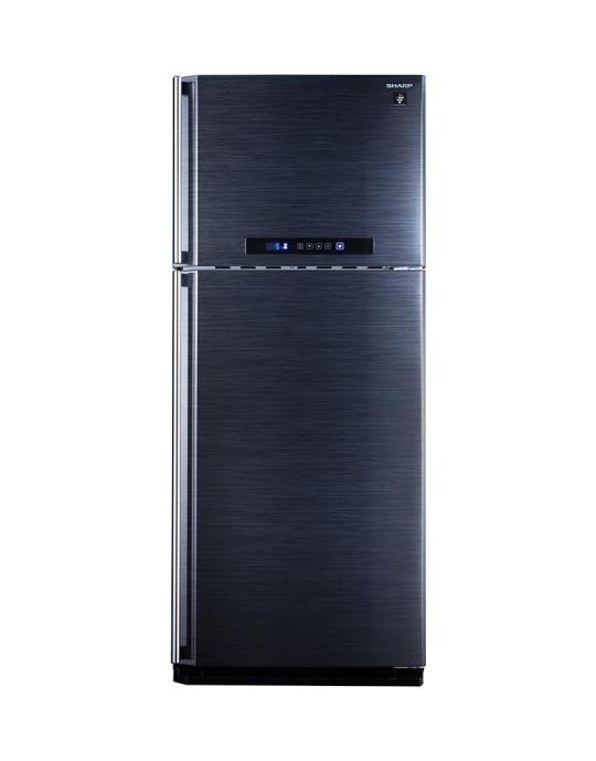 ثلاجة شارب 396 لتر ديجيتال اسود SJ-PC48A(BK)