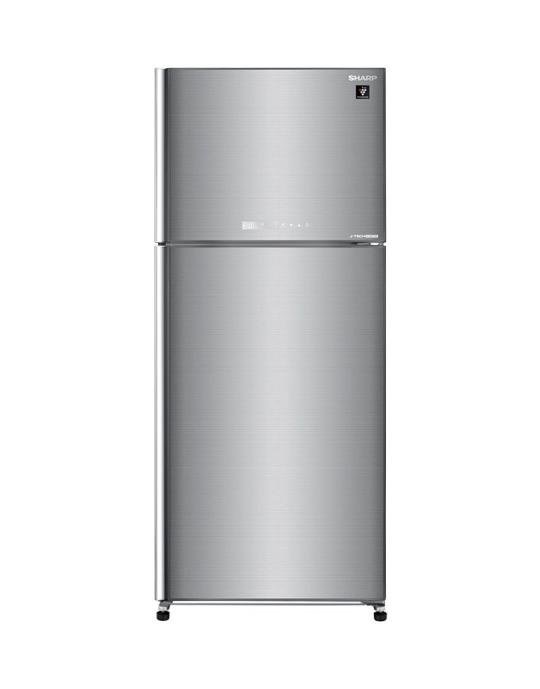 ثلاجه شارب 396 لتر زجاج سيلفر انفرتر SJ-GV48G-SL