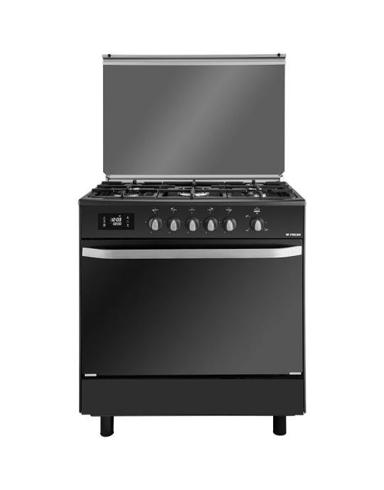 بوتاجاز فريش هامر هيدروليك ديجيتال شاشة تحكم بأللمس - 90 × 60 / 5 شعلة أسود