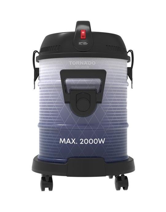 مكنسة برميلية تورنيدو 2000 وات كحلي TVC-2000B