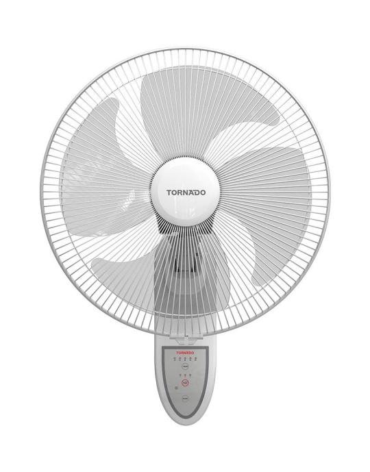 مروحة حائط تورنيدو 16 بوصة 4 ريشة ريموت أبيض EPS-16RW