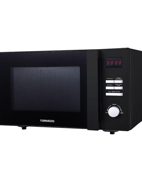 ميكروويف تورنيدو سولو 25 لتر 900 وات 8 قوائم أسود TMD-25SE-BK