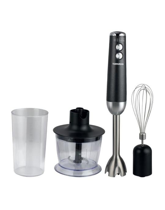 خلاط يدوي تورنيدو 1200 وات كبة مضرب بيض أسود HB-1200BST