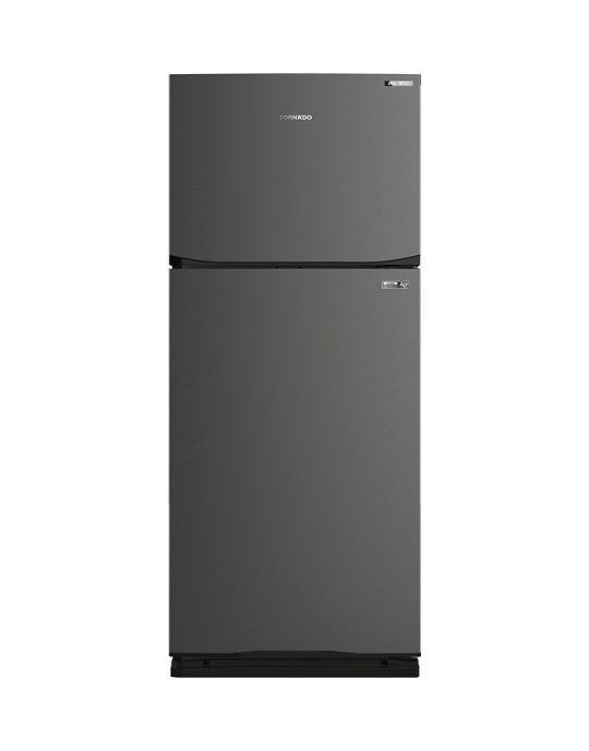 ثلاجه تورنيدو 450 لتر ستالس انفرترRF-580TV-DST